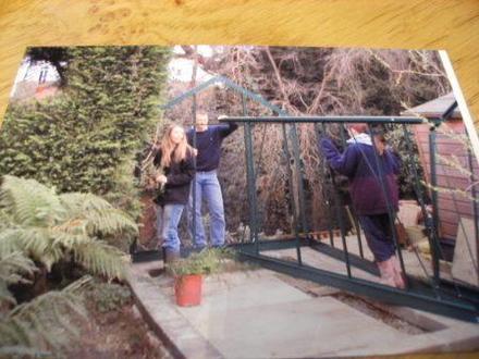 Greenhouse being built Feb 07