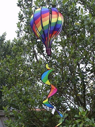 rainbow balloon windspinner