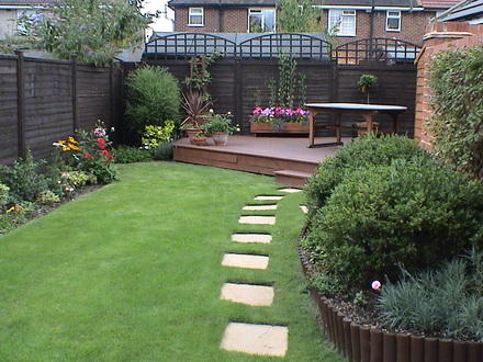 Our first garden (2004)
