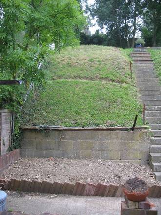 Before - our garden in 2005