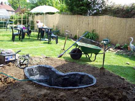 POND WAS HARD WORK......