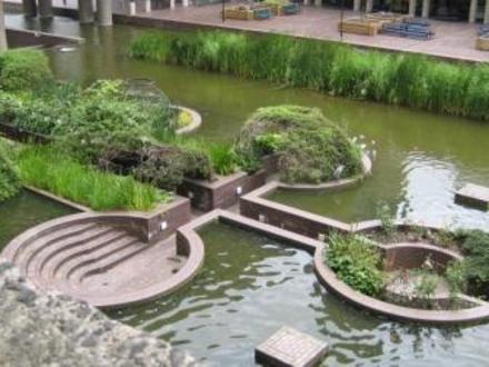 Barbican Pools in July