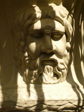 Detail from the classical urn.