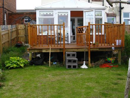 my decking starting to take shape