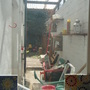 View out of our back window to the side-return