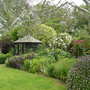 The summer house and the wide border