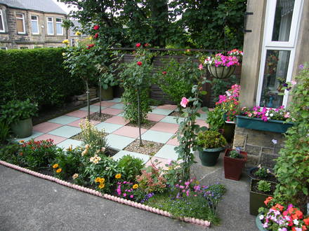 main view of garden