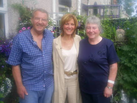 tv presenter pam royal who spent the day in our garden and allotment 