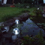 Solar Lights on Pond 08.08