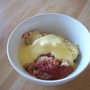 Strawberry and apple crumble