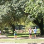 Joggers at Memorial Park 