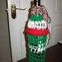 Xmas Crochet Bottle cover 