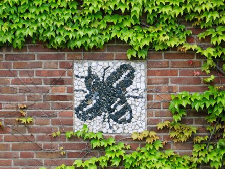 Bee Mosaic Wall