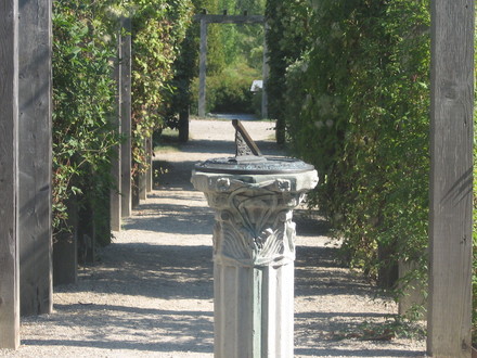 sundial at the gueph arborareum