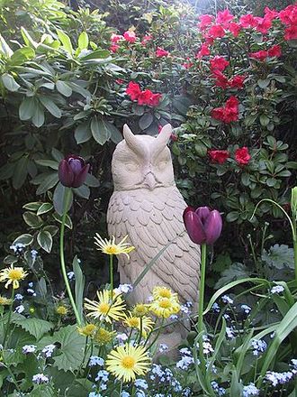 Owl Statue ~ My Summer Garden