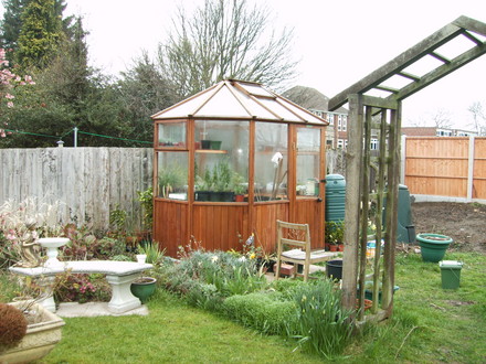 My greenhouse (AKA Headquarters)