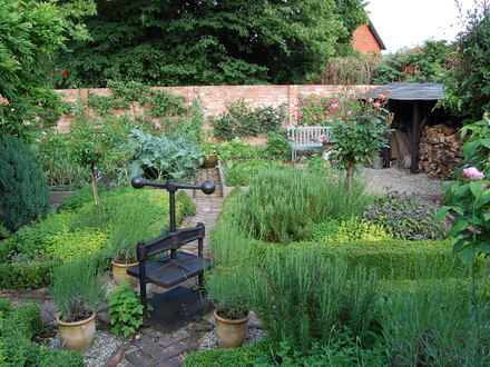 Avenue Cottage - The herb garden